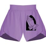 Girls Flowy Overlay Shorts Thumbnail