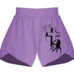 Girls Flowy Overlay Shorts Thumbnail