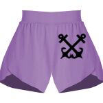 Girls Flowy Overlay Shorts Thumbnail