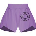 Girls Flowy Overlay Shorts Thumbnail