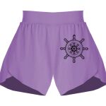 Girls Flowy Overlay Shorts Thumbnail