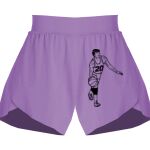 Girls Flowy Overlay Shorts Thumbnail