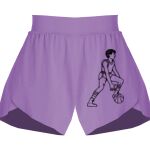 Girls Flowy Overlay Shorts Thumbnail