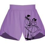 Girls Flowy Overlay Shorts Thumbnail
