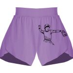Girls Flowy Overlay Shorts Thumbnail