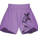 Girls Flowy Overlay Shorts Thumbnail