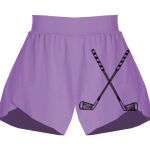 Girls Flowy Overlay Shorts Thumbnail