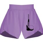 Girls Flowy Overlay Shorts Thumbnail