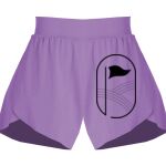 Girls Flowy Overlay Shorts Thumbnail