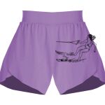 Girls Flowy Overlay Shorts Thumbnail
