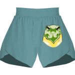 Ladies Flowy Overlay Shorts Thumbnail