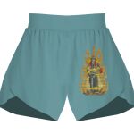 Ladies Flowy Overlay Shorts Thumbnail