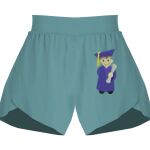 Ladies Flowy Overlay Shorts Thumbnail