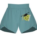 Ladies Flowy Overlay Shorts Thumbnail