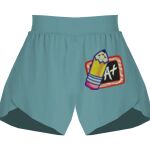 Ladies Flowy Overlay Shorts Thumbnail