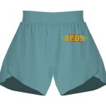 Ladies Flowy Overlay Shorts Thumbnail