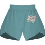 Ladies Flowy Overlay Shorts Thumbnail