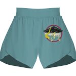 Ladies Flowy Overlay Shorts Thumbnail