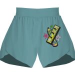 Ladies Flowy Overlay Shorts Thumbnail