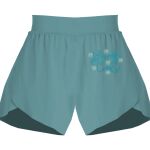 Ladies Flowy Overlay Shorts Thumbnail