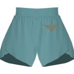 Ladies Flowy Overlay Shorts Thumbnail