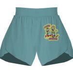 Ladies Flowy Overlay Shorts Thumbnail