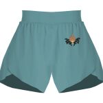 Ladies Flowy Overlay Shorts Thumbnail