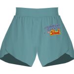 Ladies Flowy Overlay Shorts Thumbnail