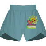 Ladies Flowy Overlay Shorts Thumbnail