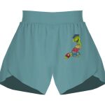 Ladies Flowy Overlay Shorts Thumbnail