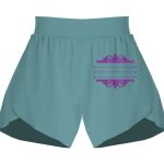 Ladies Flowy Overlay Shorts Thumbnail