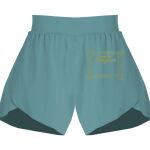 Ladies Flowy Overlay Shorts Thumbnail