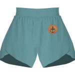 Ladies Flowy Overlay Shorts Thumbnail