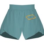 Ladies Flowy Overlay Shorts Thumbnail