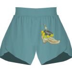 Ladies Flowy Overlay Shorts Thumbnail