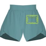 Ladies Flowy Overlay Shorts Thumbnail