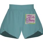 Ladies Flowy Overlay Shorts Thumbnail