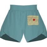 Ladies Flowy Overlay Shorts Thumbnail