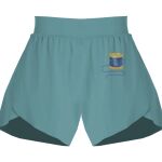 Ladies Flowy Overlay Shorts Thumbnail