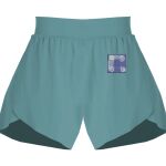 Ladies Flowy Overlay Shorts Thumbnail