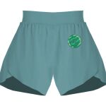 Ladies Flowy Overlay Shorts Thumbnail