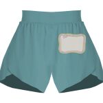 Ladies Flowy Overlay Shorts Thumbnail