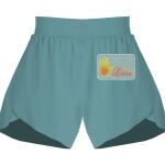 Ladies Flowy Overlay Shorts Thumbnail