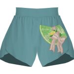 Ladies Flowy Overlay Shorts Thumbnail