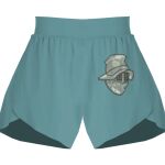 Ladies Flowy Overlay Shorts Thumbnail