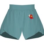 Ladies Flowy Overlay Shorts Thumbnail