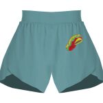 Ladies Flowy Overlay Shorts Thumbnail