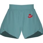 Ladies Flowy Overlay Shorts Thumbnail