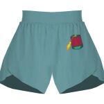 Ladies Flowy Overlay Shorts Thumbnail