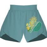 Ladies Flowy Overlay Shorts Thumbnail
